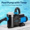 Unbranded 1.5/2.0/2.5 HP Self Primming Swimming Pool Pump & Timer