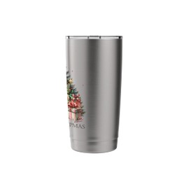 Christmas Sheep in a Holiday Sweater Funny Sheep Mama Mom Stainless Steel Insulated Tumbler