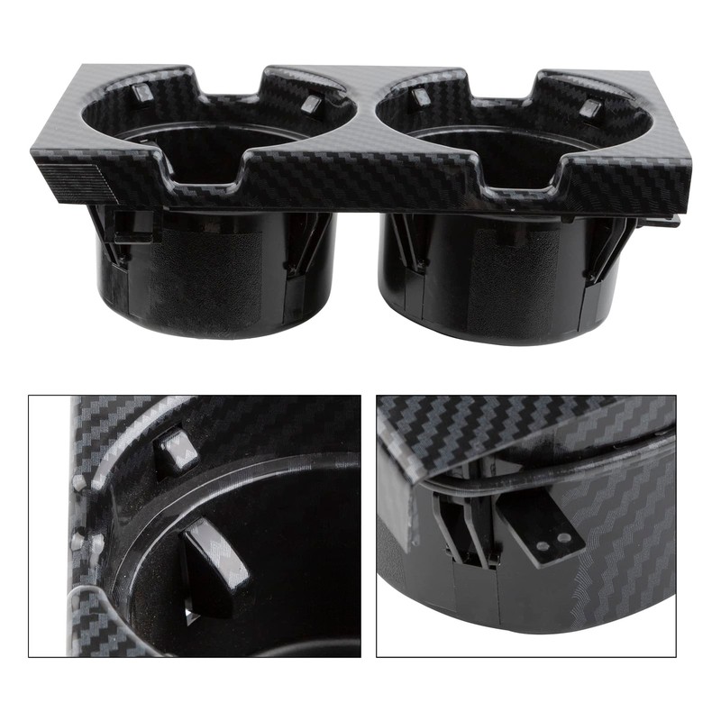 MangWany Drink Holder Centre Console Carbon for 3 Series E46
