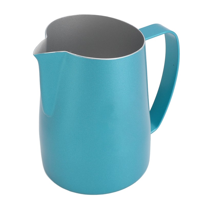 Milk Frother Cup Professional Stylish Exquisite Slanted Mouth Stainless Steel