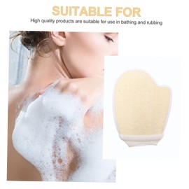 IWOWHERO Bath Towel Gloves Scrubber Glove Deep Exfoliating Glove Scrubber Bath Gloves Bath Scrubber for Body Exfoliate Gloves Shower Body Exfoliator Mitt Exfoliating Glove for Shower Loofah