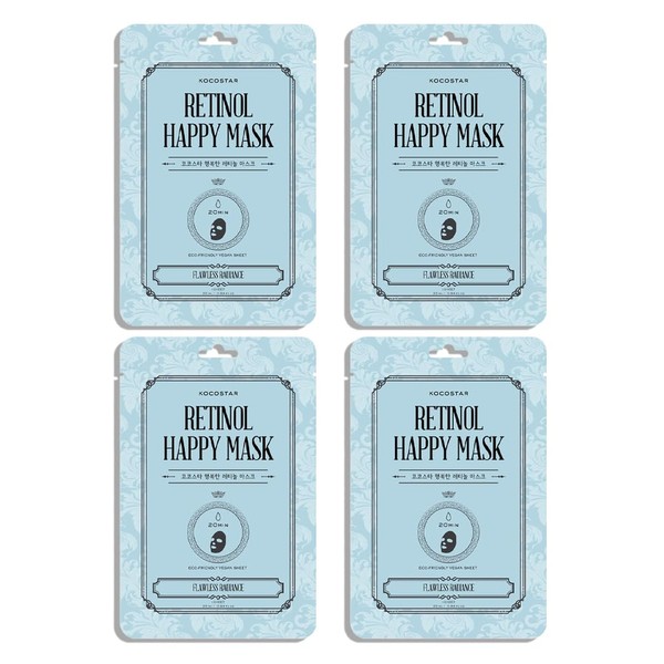 Kocostar Retinol Happy Mask - Korean Anti-Aging Face Masks with
