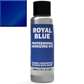 Professional Anodizing Dyes | Blue E-G | Royal Blue | Powder Concentrate makes 7.6 Liters or 2 Gallons