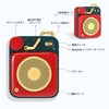 MUZEN Button Speaker Bluetooth Mini Size/Wireless/Retro Style/Cute/Gift(Cherry Red)
