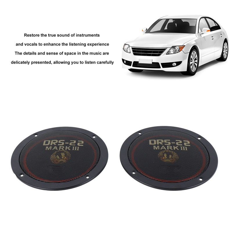 6in Car Coaxial Speaker High Fidelity Audio Stereo Bass Tweeters