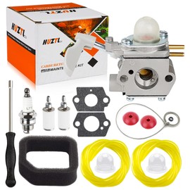 HUZTL 308054114 Carburetor for Homelite Carburetor 308054075 fits 26B Leaf Blower UT09526 with Air Filter Gaskets Fuel Line Kit