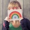 INFUNLY DIY Rainbow String Art Kit Make Your Own String