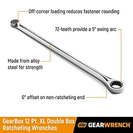 GEARWRENCH 10mm 12 Point XL GearBox™ Double Box Ratcheting Wrench - 85910