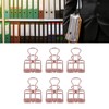 19mm 80pcs Binder Clips Strong Clamping Force Metal Hollow Tail