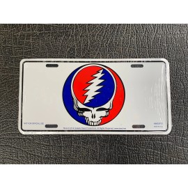 Grateful Dead Stealie License Plate - Lightweight DEAD HEAD license plate -SYF