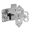 Tbest Antique Classical Drawer Cabinet Wardrobe Cupboard Gate Door Lock