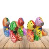 VIE Naturals Abstract Dog Carving Set of 5 Painted