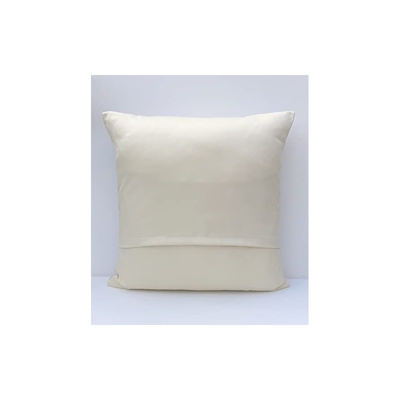 1 x Scandinavian Flower Ochre Yellow Grey Natural Cushion Cover