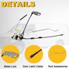 Rear Door Latch Assembly with Cable & Rod Door Latch