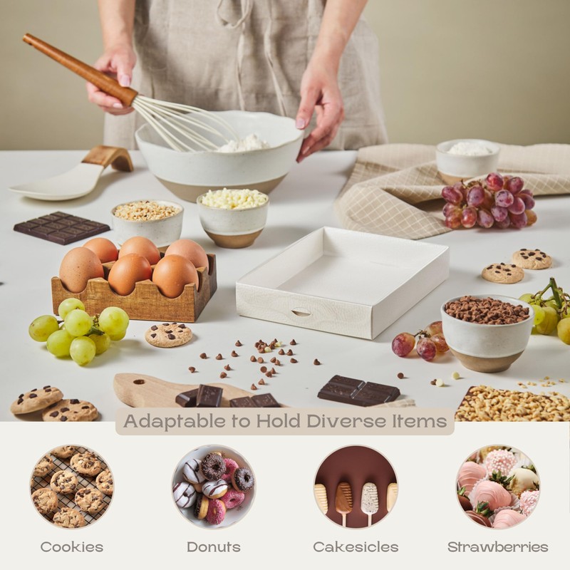Boxes Craftory Pack of 10 Bakery Boxes with Window (7.87"
