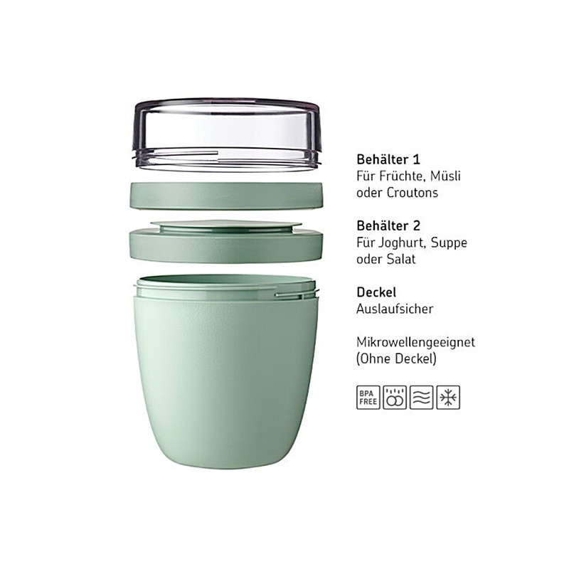 Mepal 'Ellipse' Lunch Pot For On The Go, 500 ml