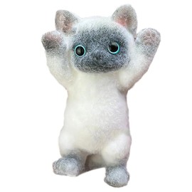 20 cm Squishy Cat, Squishy Cat Taba Squishy, Fufu Squishy, Paws Squishy Cats, Anti-Stress Squish Toy, Slow Rising Stress Ball, Cute Cat Shape, Soft Flexible Squeeze Toy