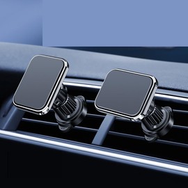 Magsafe Car Mount Air Conditioner Vent Magnet, Super Strong Magnetic Force, Magsafe Holder, One-Handed Operation, Car, Smartphone Holder, Compatible with Horizontal and Vertical Vents, Easy