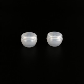5g Round Clear Cosmetic Empty Jar, Clear Cream Container 5g Lip Balm Empty Container 11ea