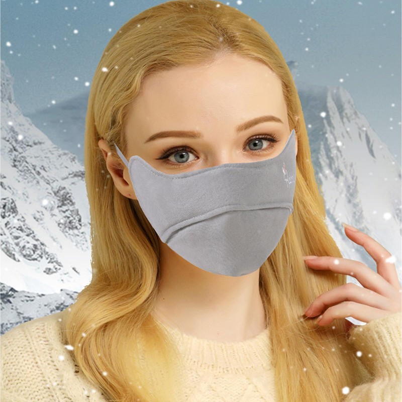 YUANST 2Pcs Winter Face Mask, Warm Windproof Face Cover, Balaclava