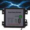 Break Away system with LED Test Battery Meter Trailer Box