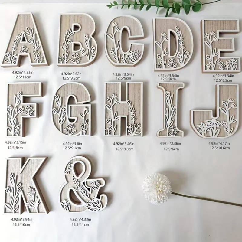 airtone Initial Alphabet Object Welcome Space Welcome Board & Wedding
