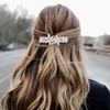 Joez Wonderful Rhinestone Hair Clip Sparkly Crystal Barrettes French Wedding