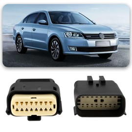 ECSiNG 1 Set 16 Pin Wire Connector Automotive Lamp Light Connector Model MX150 16pin Male Female Connector with Terminals Compatible with Molex