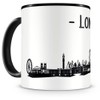 Samunshi® London Skyline Coffee Cup / Tea Cup Height 95