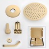 POP SANITARYWARE Shower Faucet Set Brushed Gold Bathroom Rainfall Shower