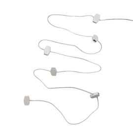 USB White Wire Extension Cord with 12 Power Outlets