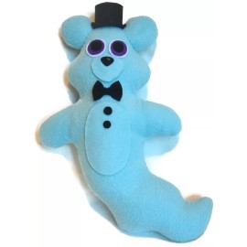 Jus-Made Fnaf ~Handmade Plush~Ghost Freddy / Five Nights at Freddys 13" inch Plushie