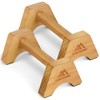 Flintronic Wooden Parallettes, Solid Wood Parallettes Bars, Fitness Push Up