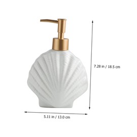 Alipis Ceramic Bathroom Dispensing Bottle Hand Soap Dispenser for Liquid Soap Shampoo Shaving Cream