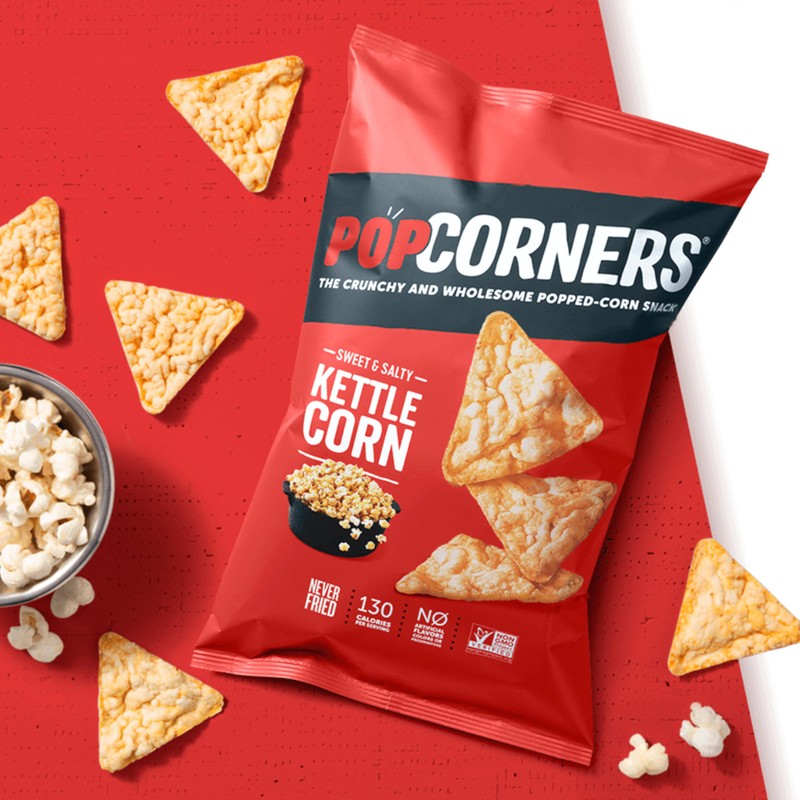 PopCorners Popped Corn Snack Chips, Kettle Corn, 5 Oz
