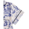 Floerns Women's Floral Pajamas Notch Collar Print Sleepwear Two Piece