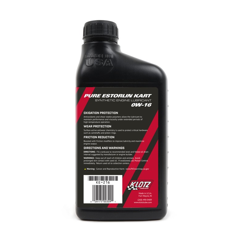 Klotz Pure Estorlin Kart Formula 0W/16