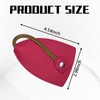 pvotawp 2PCS Creative Pull-Out Key Case Cover, Leather Large-Capacity Key