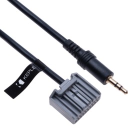 Keple AUX Input Audio Cable Adapter Compatible with Honda Accord Civic CRV vehicle Navigation GPS Nav| 3.5 mm 20 pin Radio Male Interface Cord Lead connector | 1.5m