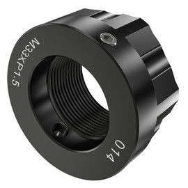 NICECNC Black Rear Locking Axle Nut Compatible with Yamaha Blaster 200 YFS200 1988-2006, YFS200SE Special Edition 2006, Banshee 350 YFZ350 1987-2006