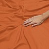 Oxford Homeware Rust King Size Fitted Sheets -100% Brushed Microfibre