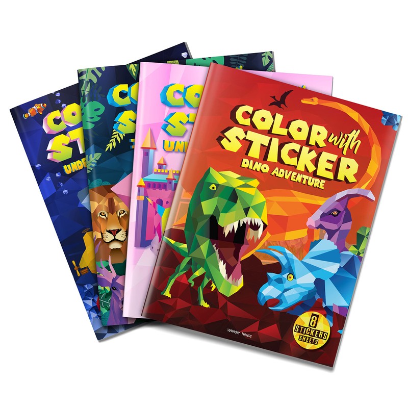 Dino Adventure (Color with Sticker)