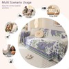 DREAMINGO Reversible Floral Sofa Covers Woven Chenille Couch Cover for