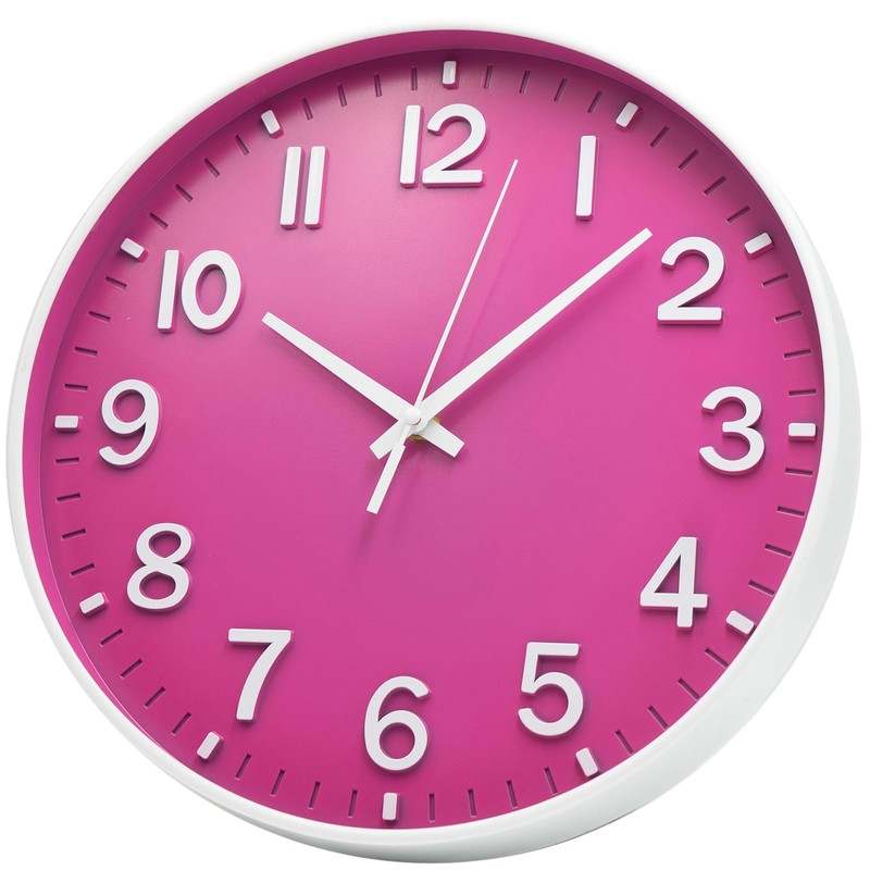 HZDHCLH Wall Clocks Battery Operated 12 inch Silent Non Ticking
