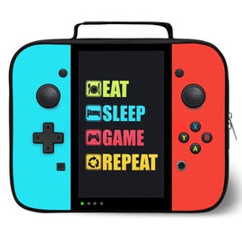 TILYTADLY Gamer Boys Lunch Box,Insulated Video Game Lunch Bag for Boys Girls, Reusable Portable Lunchbox to School Work Office Travel Picnic Hiking Beach