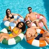 4Pcs Inflatable Pool Float for Adults 31 Inch Classic Striped