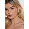 DORANA Large Gold Hoop Earrings for Women Oval Hoop Earrings