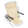 Eapmic Adjustable Lifting Bed Backrest with Armrest and Pillow, Portable