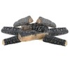 HMB 8 Small Pieces Wood-Like Decorative Ceramic Fireplace Logs for