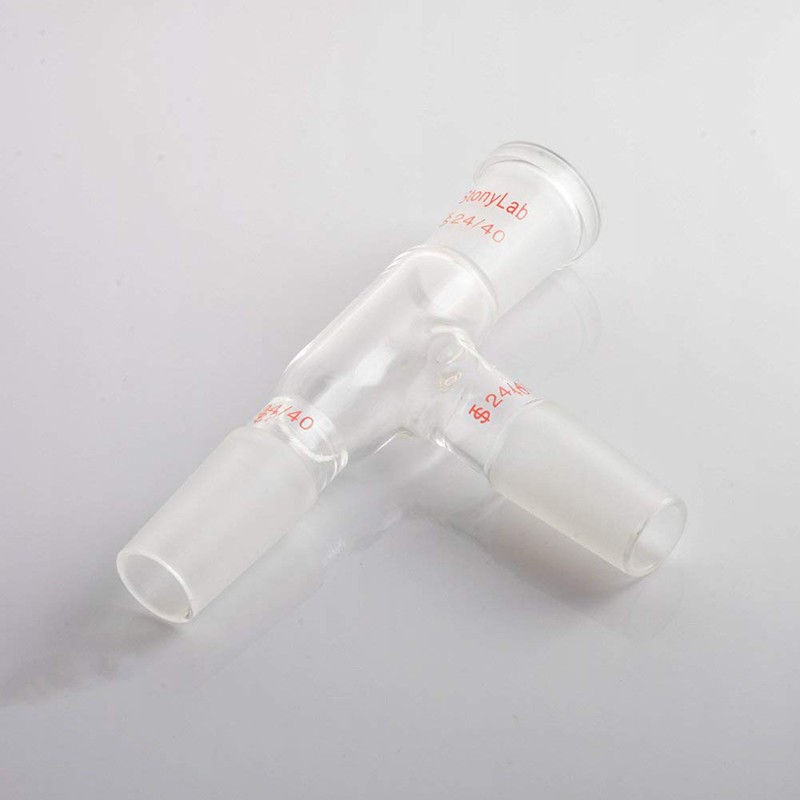 StonyLab Three Way Adapter, 3 Way Distilling Adapter with 24/40